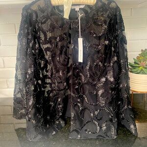 Sheer jacket! Size 1 Chicos
